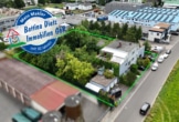 Luftansicht - DIETZ: Wohn-, Büro-, Hallen und Geschäftshaus – genehmigte Bauvoranfrage für weiteren Bau Bestelage!