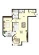 Grundriss - DIETZ: Gepflegte 2-Zimmer-Eigentumswohnung mit Balkon, Einbauküche, Stellplatz und Kellerraum!