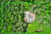 Draufsicht Grundstück - DIETZ: Sanierungsbedürftiges Hotel in idyllischer Waldrandlage von Weiterstadt mit 33 Zimmern!