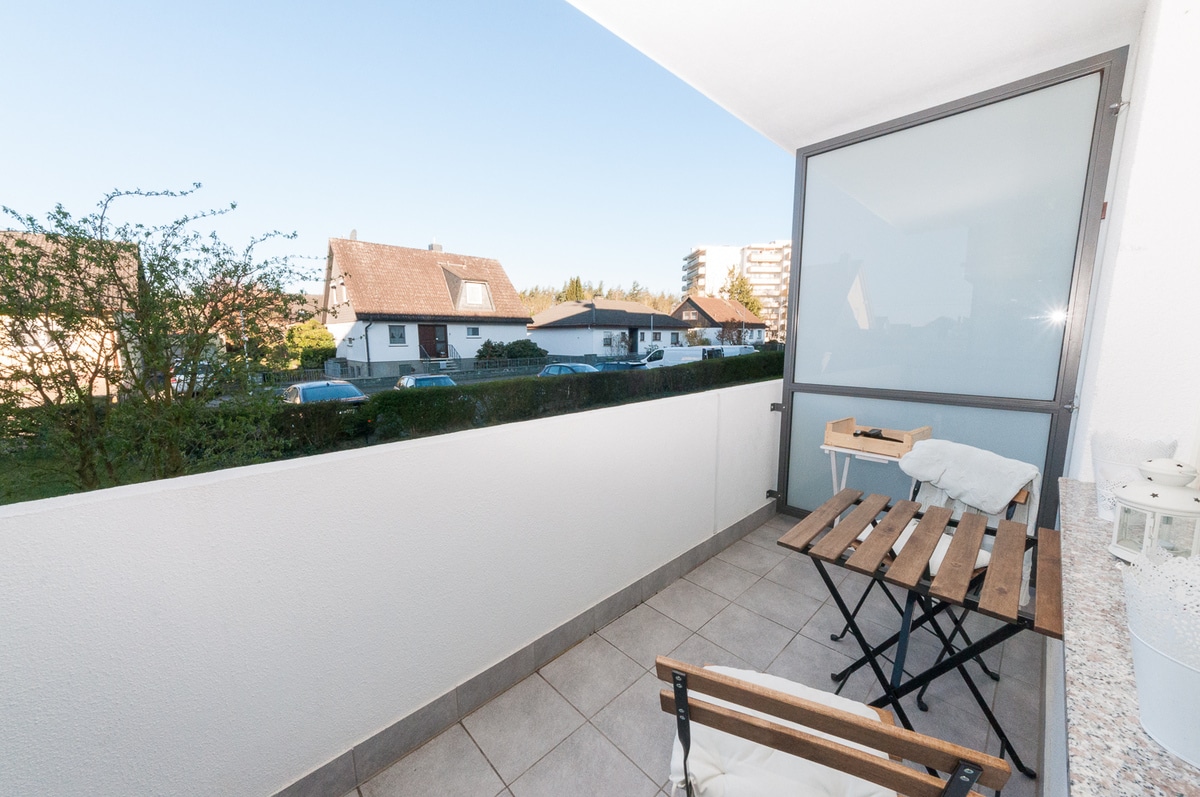 Sonniger Balkon