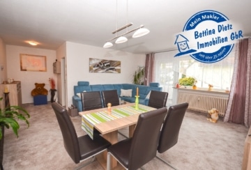 DIETZ: Tolle 3 Zimmer-Wohnung im ersten OG in herrlicher Wohnlage von Nieder-Roden, 63110 Rodgau, Etagenwohnung