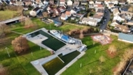 Schwimmbad - DIETZ: 6 Reihenhausgrundstücke mit Baugenehmigungen im neuen Babenhäuser Wohnquartier Kaisergärten!
