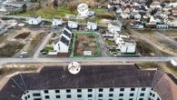 Luftaufnahme - DIETZ: 6 Reihenhausgrundstücke mit Baugenehmigungen im neuen Babenhäuser Wohnquartier Kaisergärten!