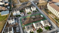 Luftbild - DIETZ: 6 Reihenhausgrundstücke mit Baugenehmigungen im neuen Babenhäuser Wohnquartier Kaisergärten!