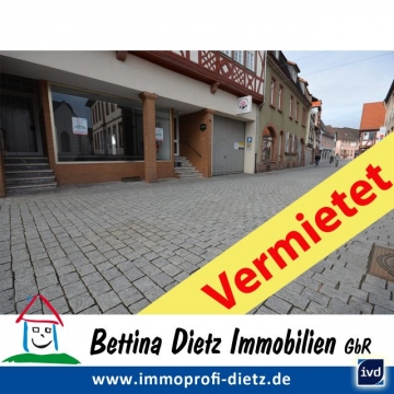 **VERMIETET**DIETZ: BESTE LAGE – Büro- und Ladenflächen in Babenhäuser Fußgängerzone, 64832 Babenhausen, Verkaufsfläche