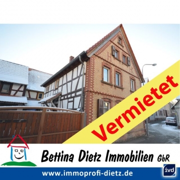 **VERMIETET**DIETZ:+++Historisches und modernisiertes Einfamilienhaus+++, 64850 Schaafheim, Einfamilienhaus