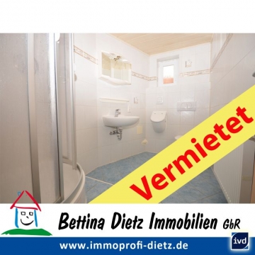 **VERMIETET**DIETZ: Große 1 Zimmer Souterrainwohnung mit Einbauküche und Kaminofen!, 64850 Schaafheim, Souterrainwohnung