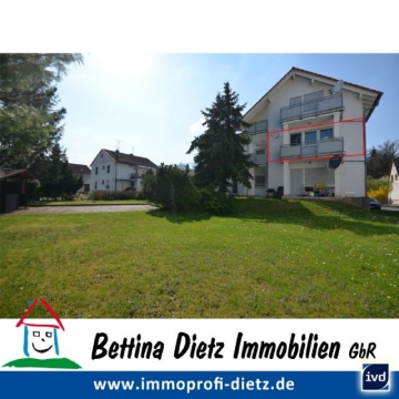 **VERMIETET**DIETZ: Trendige 2 Zimmerwohnung mit Balkon und Blick in gemeinsamen großen Garten – opt. Einbauküche – Stellplatz inkl., 64850 Schaafheim, Etagenwohnung