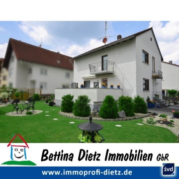 **VERMIETET**DIETZ: Gepflegtes Einfamiilienhaus mit schönem Garten und Garage, 64850 Schaafheim, Einfamilienhaus