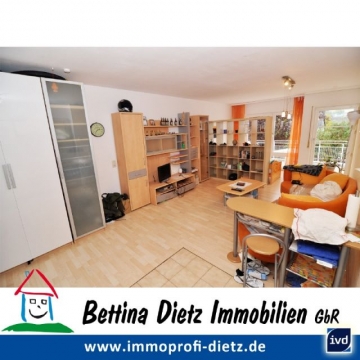 **VERMIETET**DIETZ: Voll möbliertes 1 Zimmer Appartment mit Balkon, KFZ-Stellplatz! Koffer packen und einziehen!, 64807 Dieburg, Apartment