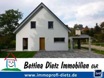 **VERMIETET**DIETZ: Erstbezug eines Neubau-Einfamilienhauses mit Einbauküche inkl. Car-Port, 64807 Dieburg, Einfamilienhaus