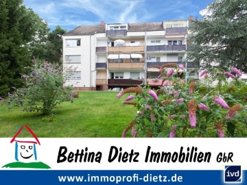 **VERMIETET**DIETZ: Modernisierte 2 Zi. Wohnung mit Balkon und TGL-Bad! Vollständig renoviert!, 64832 Babenhausen, Etagenwohnung