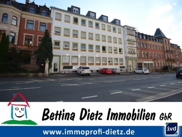 **VERMIETET**DIETZ: STADTMITTE 2-Zimmer-Wohnung nur 250m zum Park Schöntal, 63739 Aschaffenburg, Etagenwohnung