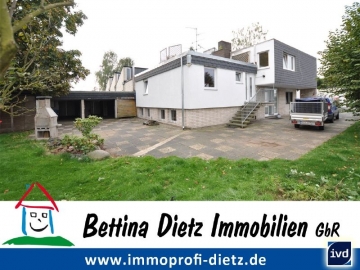 **VERMIETET**DIETZ: Klasse Einfamilienhaus mit Einliegerwohnung in Split – Level Architektur in Babenhausen OT, 64832 Babenhausen, Einfamilienhaus