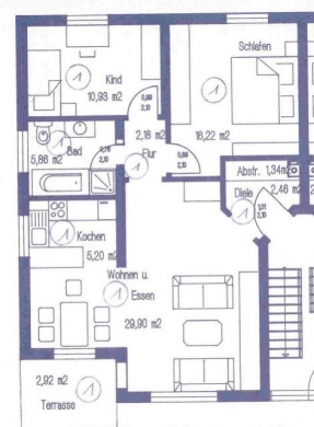 **Verkauft**Traumhafte 3 Zimmer Eigentumswohnung m. Balkon, 64850 Schaafheim, Etagenwohnung
