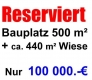 *Verkauft*  Großes Baugrundstück in Schlierbach ca. 500 m²
sowie 440 m² Wiese.. - Reserviert