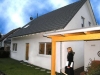 *Verkauft* Neues Einfamilienhaus im beliebten Neubaugebiet
von Ringheim Baujahr  2001,  m. Garage u - Die hintere Hausansicht