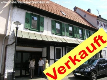 **VERKAUFT**  EXISTENZ, Altstadt- Fachwerkwohnhaus in der Fußgängerzone (1a Geschäftslage), 64832 Babenhausen, Einfamilienhaus