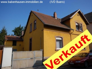 **VERKAUFT**  Einfamilienhaus in fast zentraler Lage von Babenhausen, 64832 Babenhausen, Einfamilienhaus