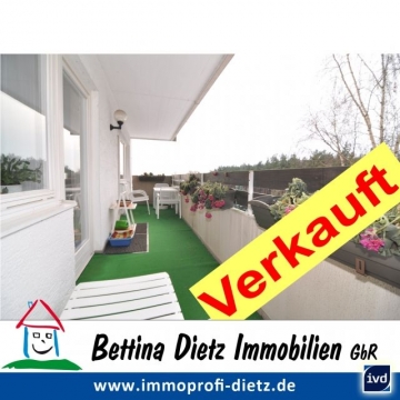 **VERKAUFT**DIETZ: Bezahlbare 3 – 4 Zi. ETW in bevorzugter Lage mit  Balkon und Garten! Anschauen!, 64832 Babenhausen, Etagenwohnung