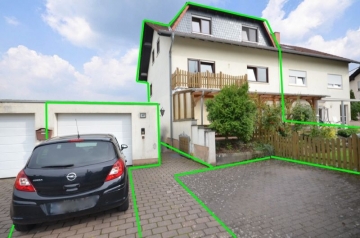 **VERKAUFT**DIETZ: Mehrgenerationenwohnen! Doppelhaushälfte für 1 bis 2 Familien – 196 qm Wohnfläche! 329.000,-EUR, 64850 Schaafheim, Einfamilienhaus