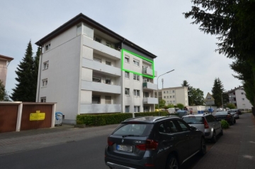 **VERKAUFT**DIETZ: 3 Zimmerwohnung inmitten von Münster im 16 Familienhaus für 95.000,EUR, 64839 Münster, Etagenwohnung