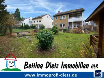 **VERKAUFT**DIETZ: Einfamilienhaus in Waldrandlage mit Keller großem Garten und Garage!, 64832 Babenhausen, Einfamilienhaus