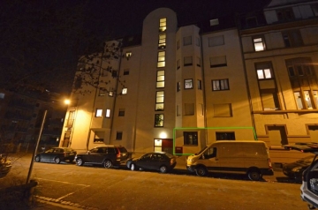 **VERKAUFT**DIETZ: Erdgeschosswohnung Terrasse, Tiefgaragenstellplatz und Blick auf den Garten, 63067 Offenbach, Erdgeschosswohnung